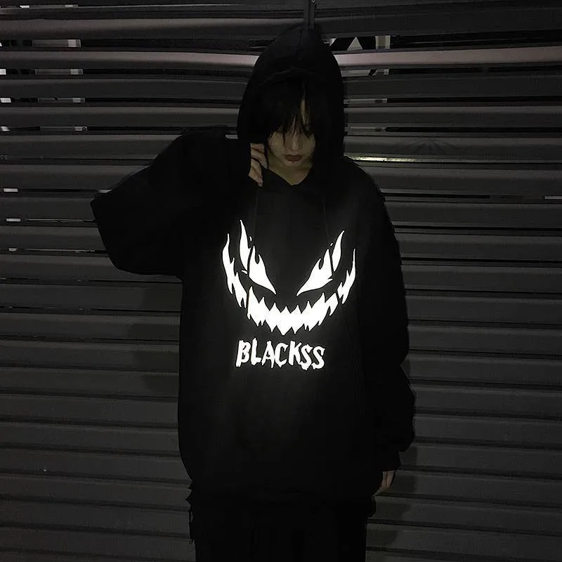 

Christmas Hoodie Sweatshirt Mens Thin Reflective Hip Hop Hoodies Streetwear Casual Autum Clothes Hipster Spring Hoodie Males