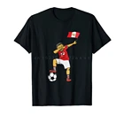 Новое поступление 2019, Мужская футболка, повседневные мужские футболки, Перу, футболка Dabbing Soccers 2019, забавная футболка команды Piruw