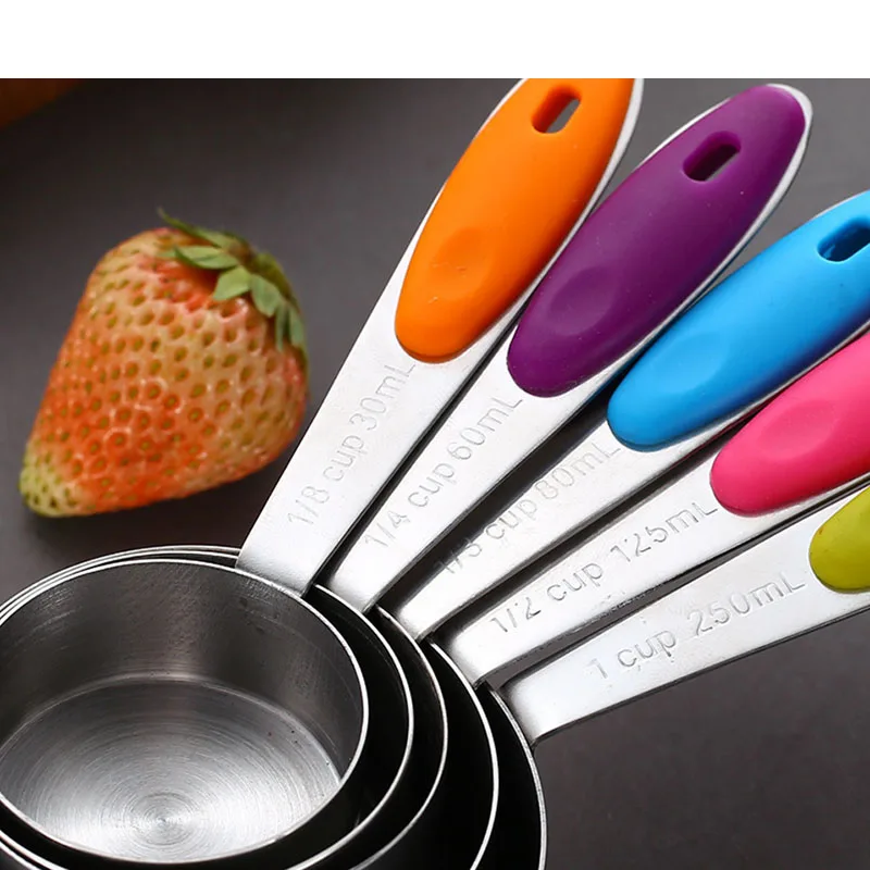 

Stainless Steel Coffee Measuring Cup Baking Tools Scale Spoon