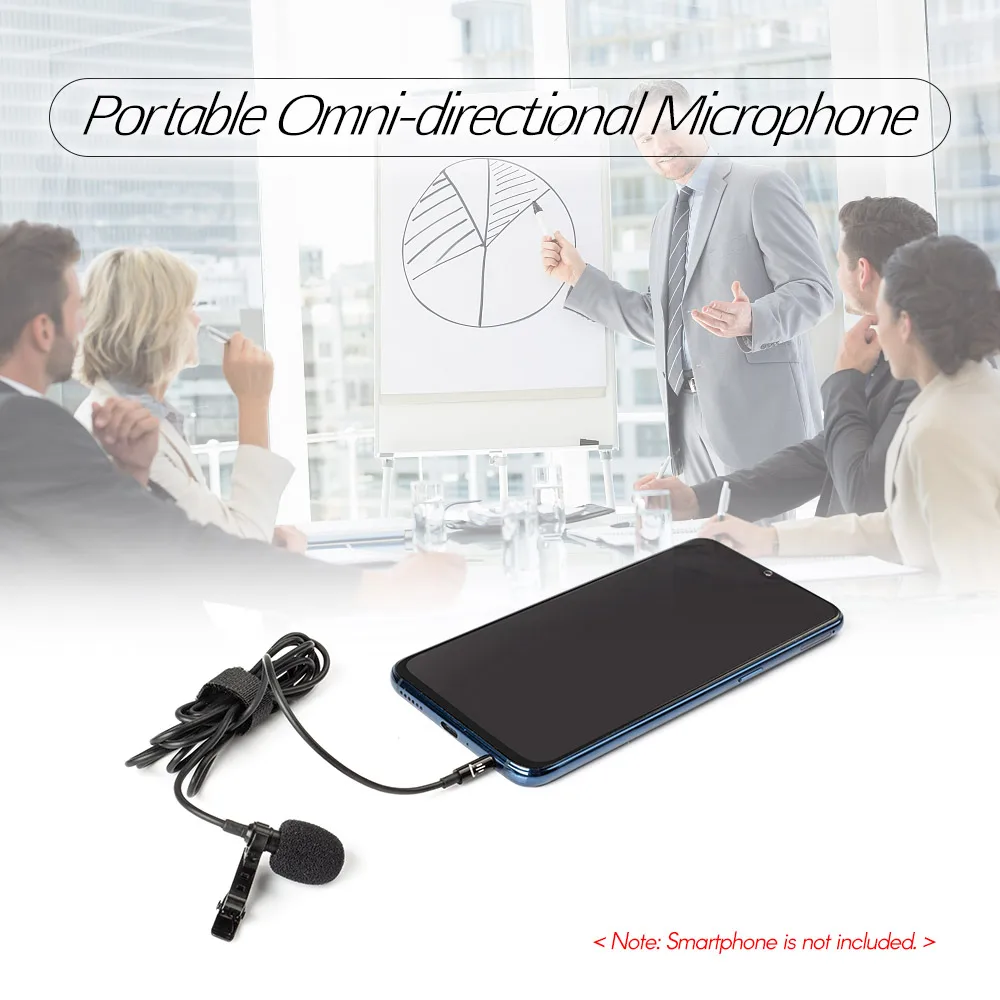 Подвеске лацкан петличный микрофон Mic 3 5 мм аудио разъем Длина Шум bluetooth наушники