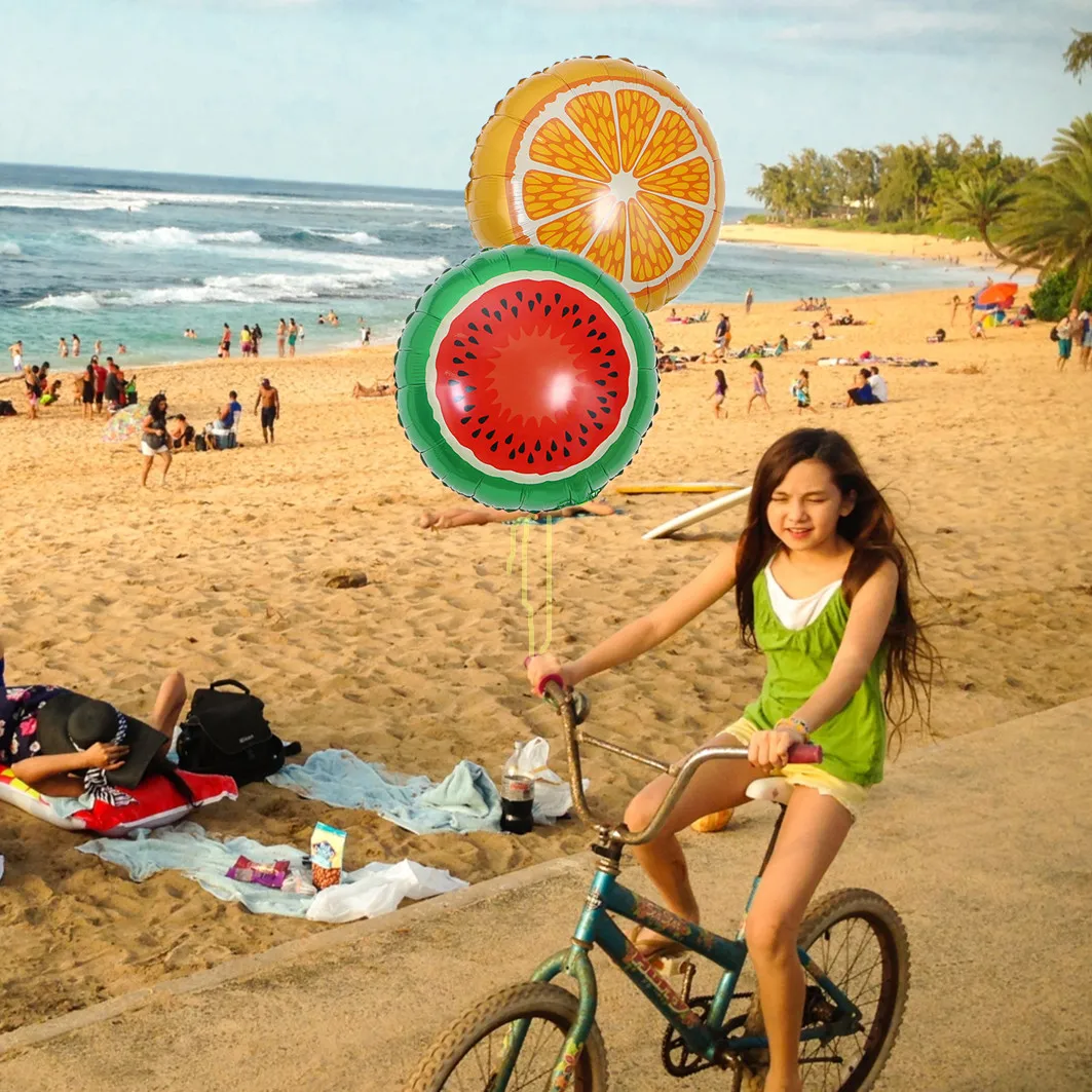 Воздушные шары из фольги в виде арбуза клубники оранжевых фруктов 18