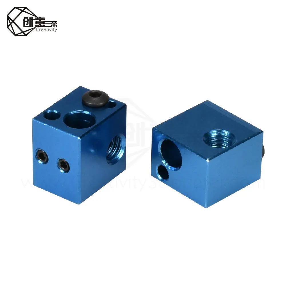 V5 блок нагревателя алюминиевый силиконовые носки 3D части принтера VS E3D V6 подходит