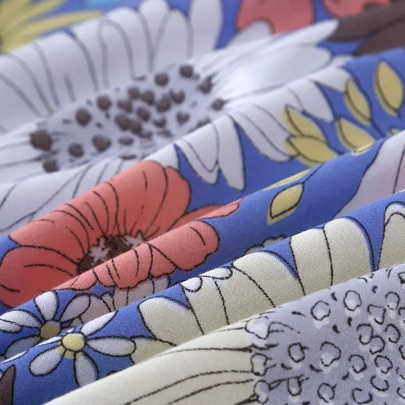 3 шт. простыня для постельного белья King Size с цветочным узором наматрасник на