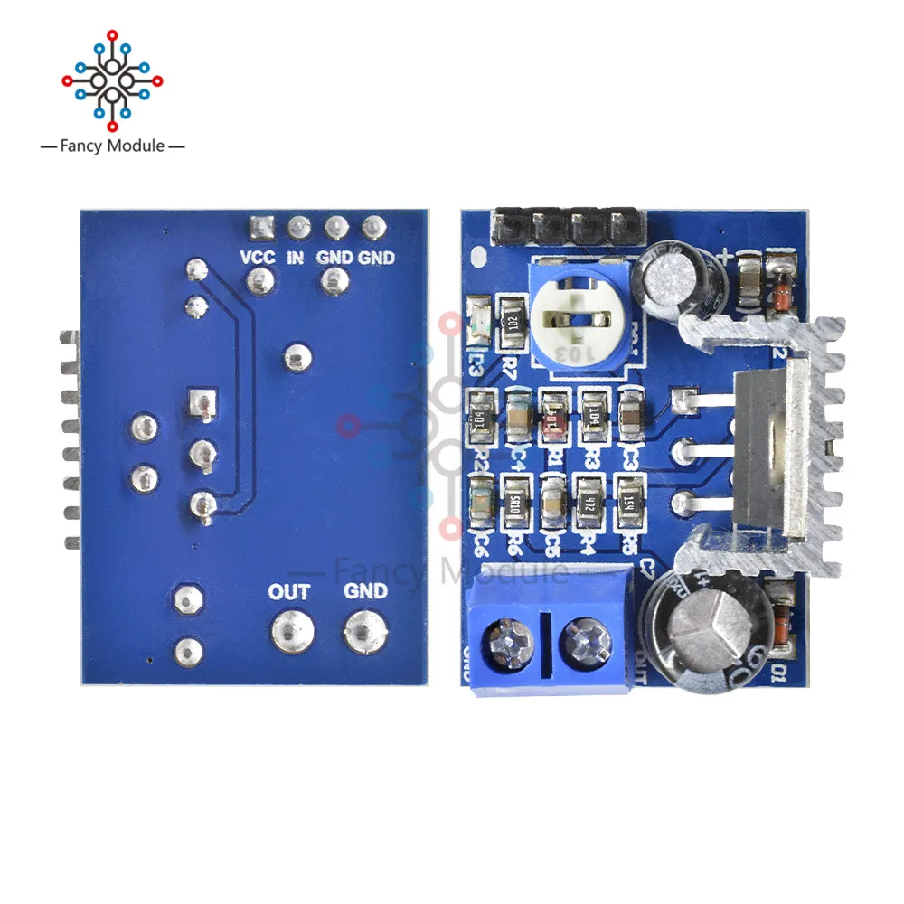 Модуль питания TDA2030 Плата усилителя звука 6 12 В одиночный 18 Вт|supply board|supply power |