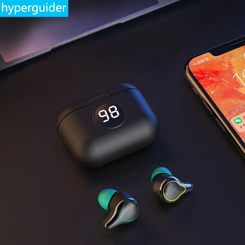 Наушники hyperguide TWS с низкой задержкой беспроводная гарнитура для игр Bluetooth 5 0