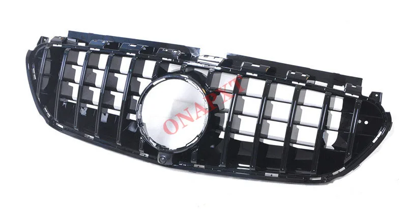

Car Plastic Front Bumper Grill Mesh Racing Middle Grill Center GT Vertical Bar 2014-2019 For Mercedes-Benz AMG E63 W212 W213
