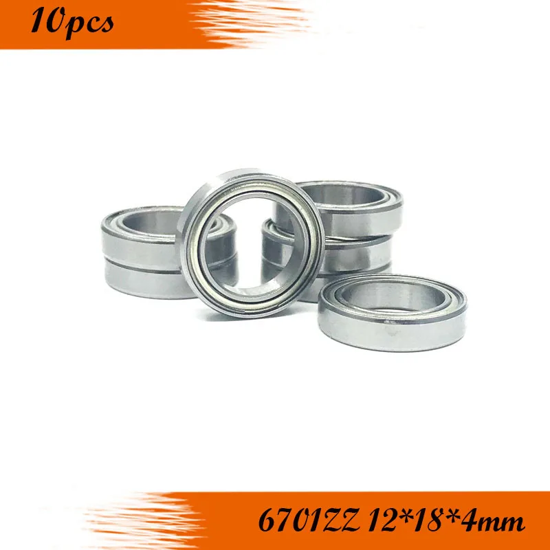 Шариковые подшипники 6701ZZ тонкие шариковые 61701ZZ 6701Z 10 шт. 12x18x4 мм 6701 ZZ|Подшипники| |