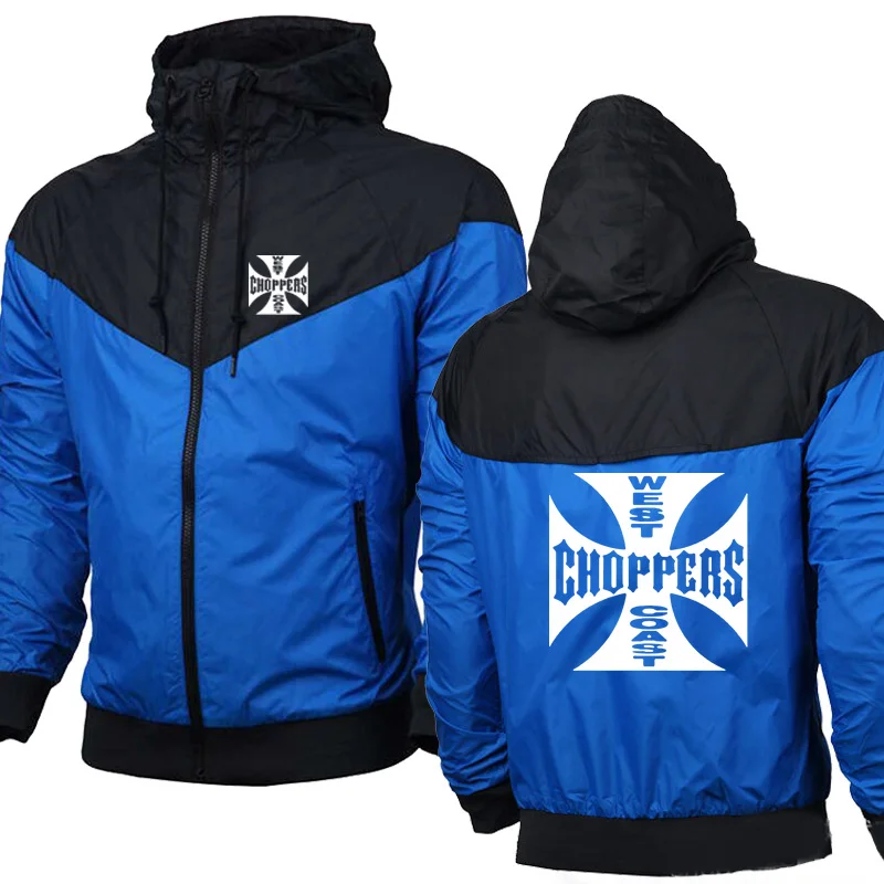 

West Coast Choppers Printed Hoodies Men Streetwear Cotton Hooded Hip Hop Harajuku unisex Sweatshirt Men Hoodies