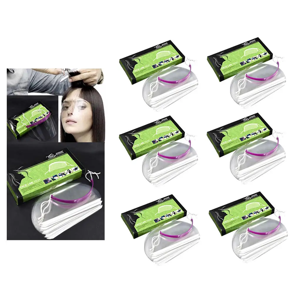 

300x Barber Salon Hairspray Cover Hairdressing Face Eye Protect