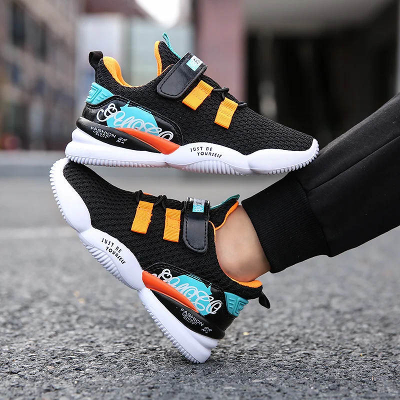 

Autumn Boys' shoes children's tennis fashion casual shoe student Flats sports shoes boy running shoes kdis 6-14 year