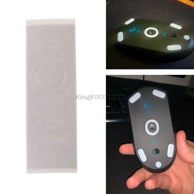 1 комплект 0 6 мм белые изогнутые края мышь ножки коньки для мыши Logitech G304 G305