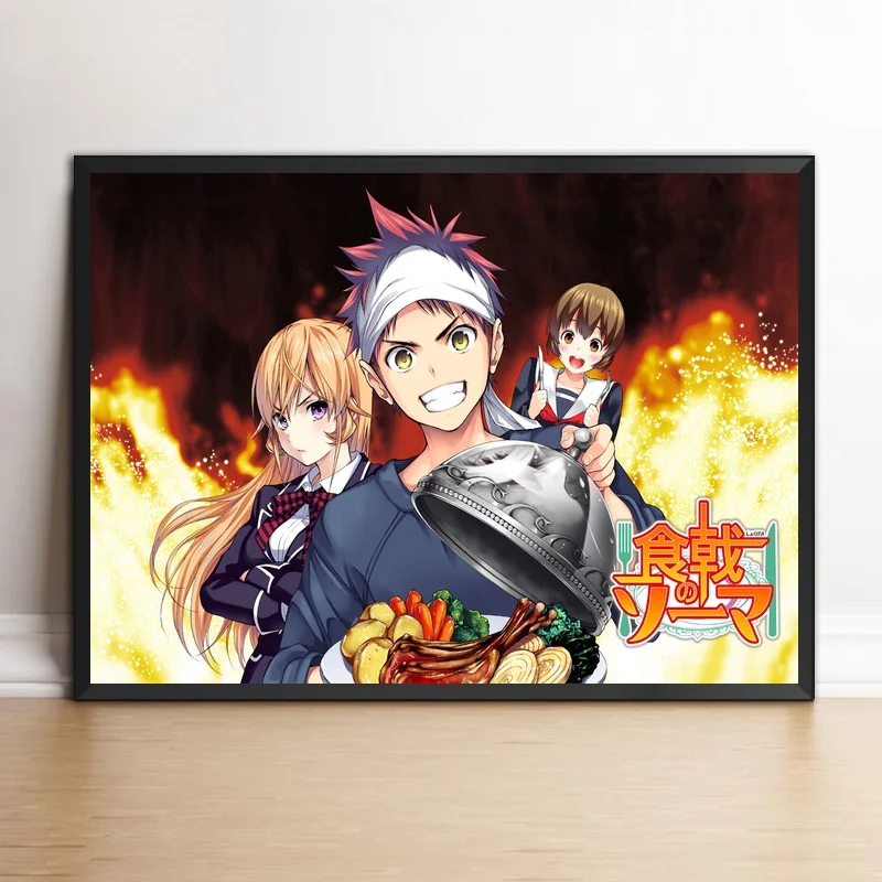 GX1896 аниме Shokugeki No Souma Food Wars Soma Yukihira картина плакат печать холст настенная для