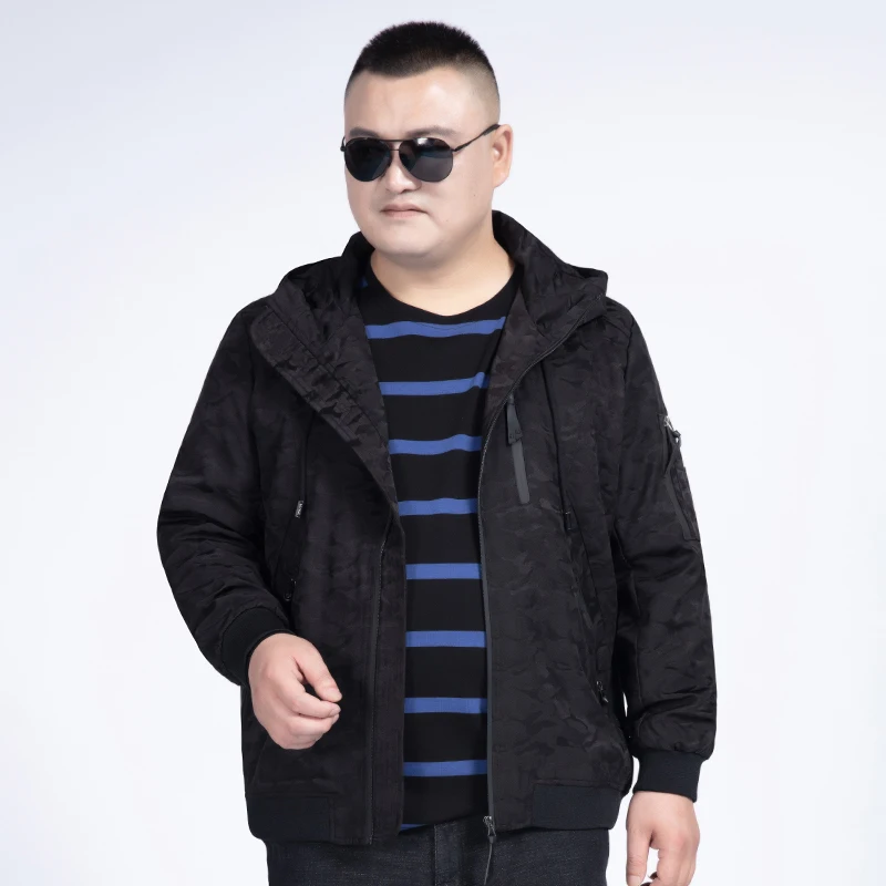10XL 8XL 6XL 5XL мужская повседневная камуфляжная куртка с капюшоном, мужская верхняя одежда на молнии, приталенная весенне-осенняя одежда высокого качества