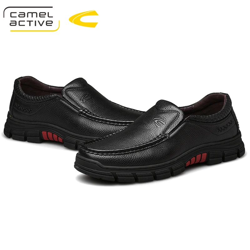 Camel Active/Новинка; Мужская обувь для активного отдыха; сезон осень; нескользящая матовая повседневная обувь из натуральной кожи; резиновая подошва обувь
