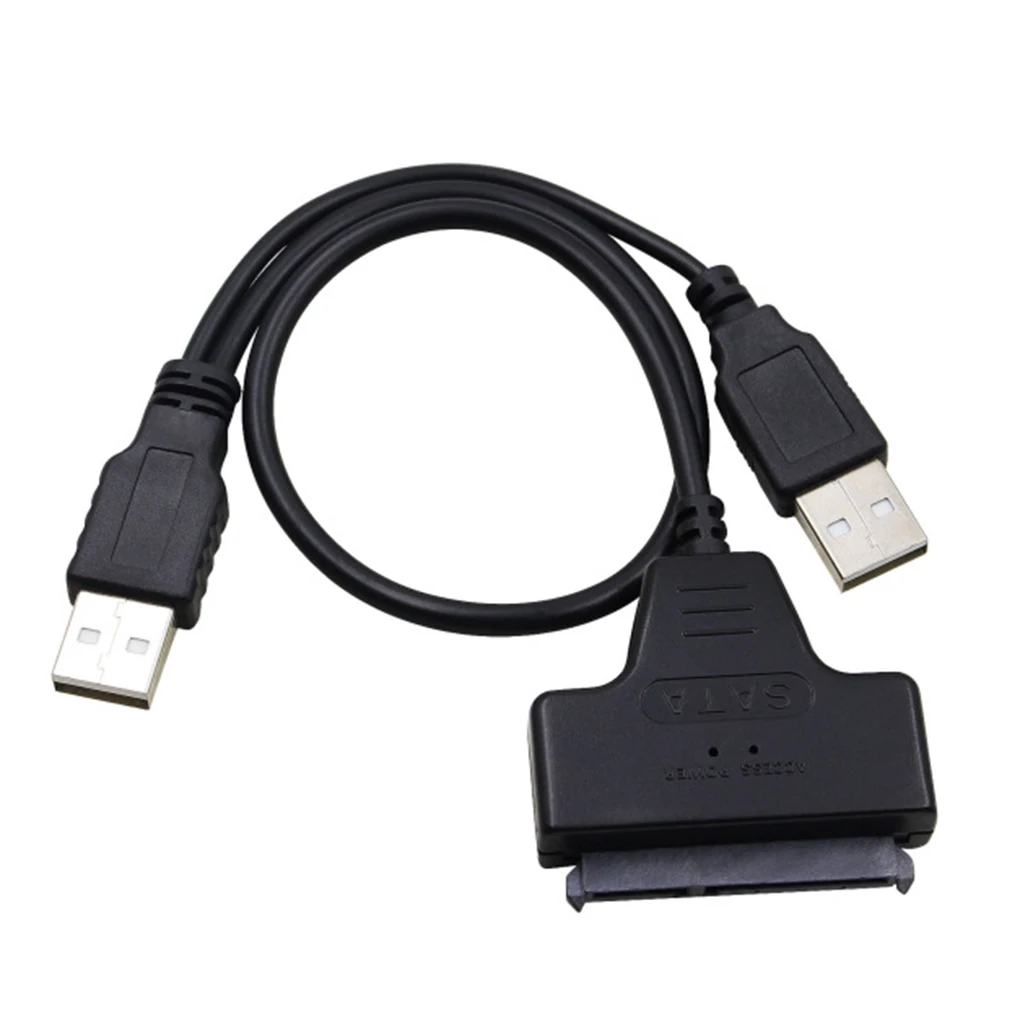 SATA к двойной USB 2 0 22pin адаптер Кабели 5 дюймов 7 + 15pin кабель питания данных