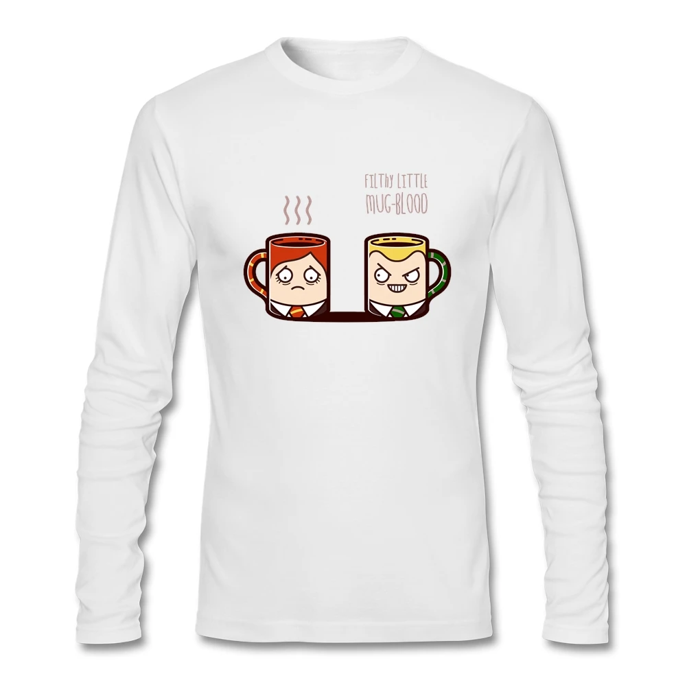 Мужская футболка с принтом кружки и крови футболки на заказ хлопковые костюмы