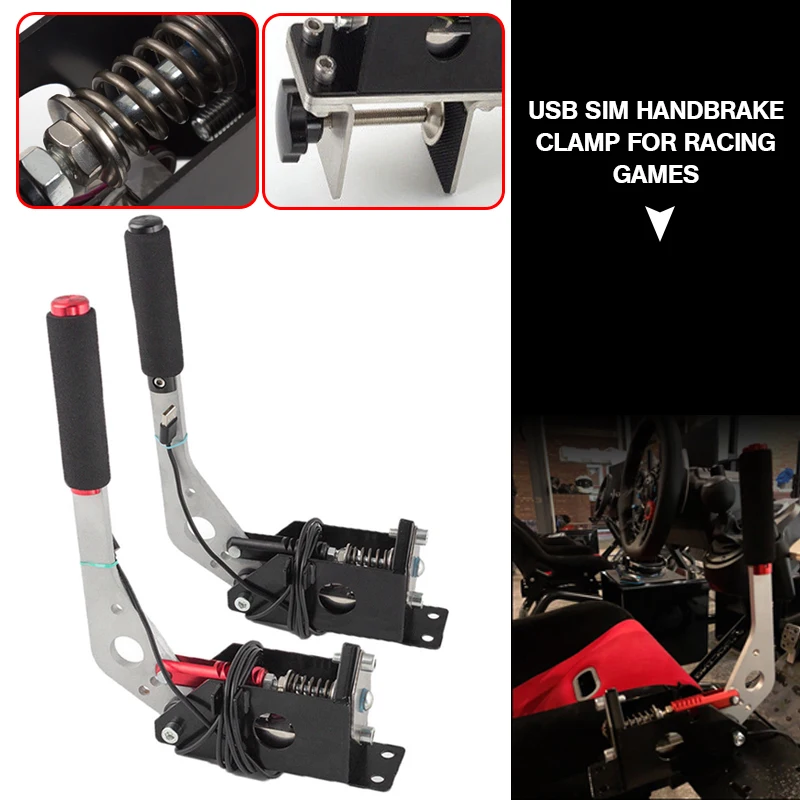 Универсальный ручной тормоз для Sim гоночного ПК Simracing Game Plug and Play Rig USB SIM RC Car Racing PC