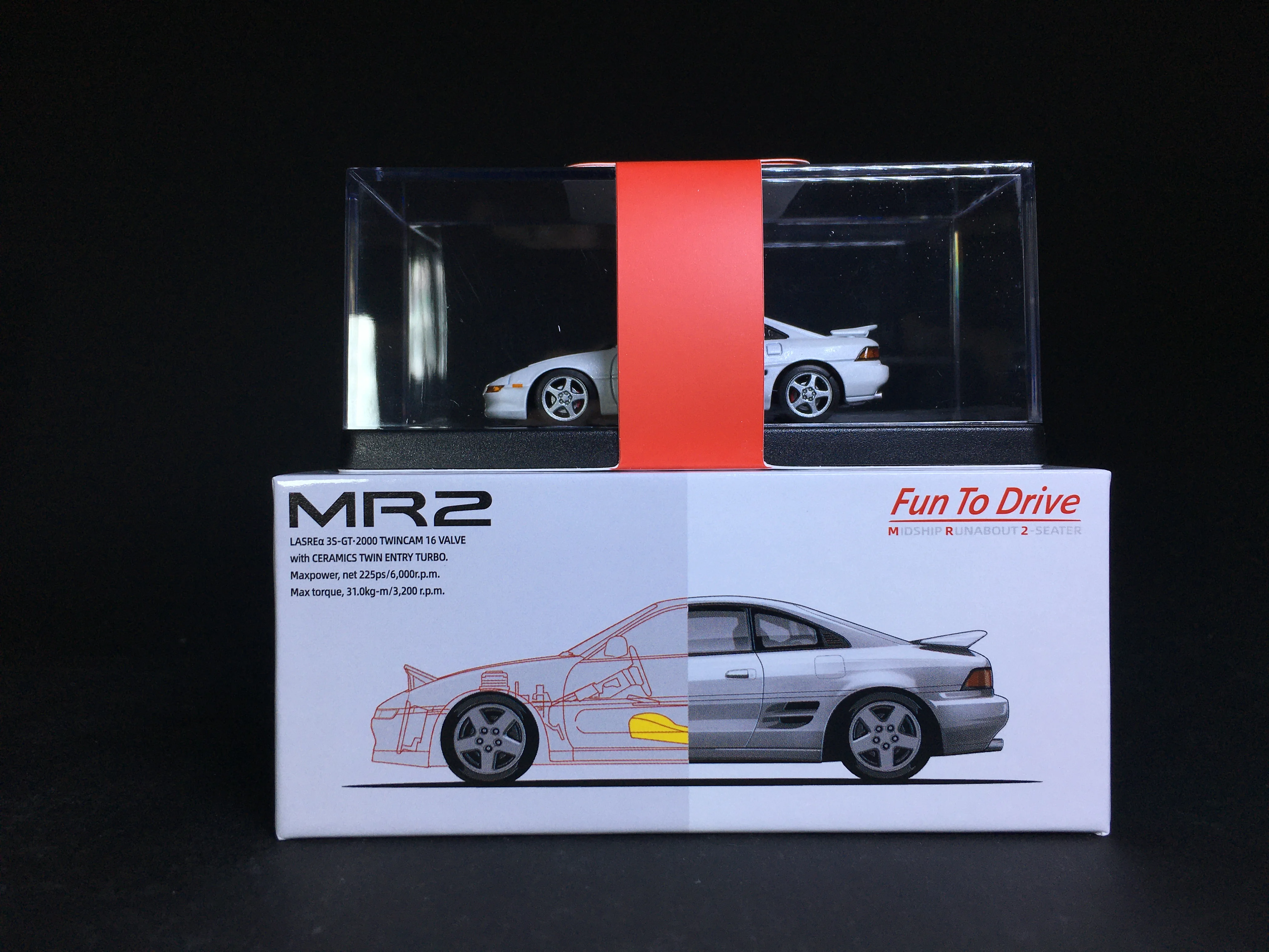 HeyToys Peako 1:64 MR2 Toyota SW20 revisi&oacute;n 4, modelo fundido a presi&oacute;n, colecci&oacute;n de coches, edici&oacute;n limitada-2
