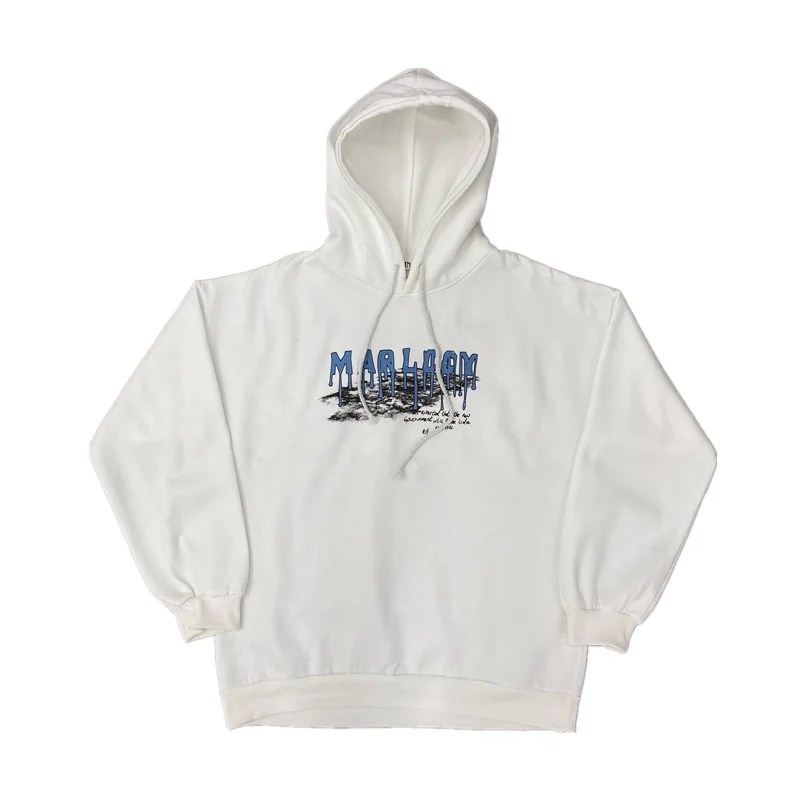 

Gagarich Women Sweatshirt Autumn Winter Korean Style Ins Cartoon Letter Printing Couple Loose Hooded Velvet Tops Men Fashion