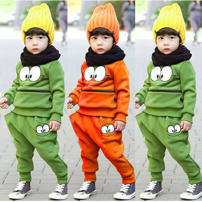 Спортивный костюм унисекс для маленьких мальчиков и девочек Повседневная