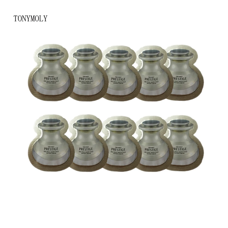 TONYMOLY престиж Jeju Snail белого золота увлажняющий крем для образцов 10 шт так же