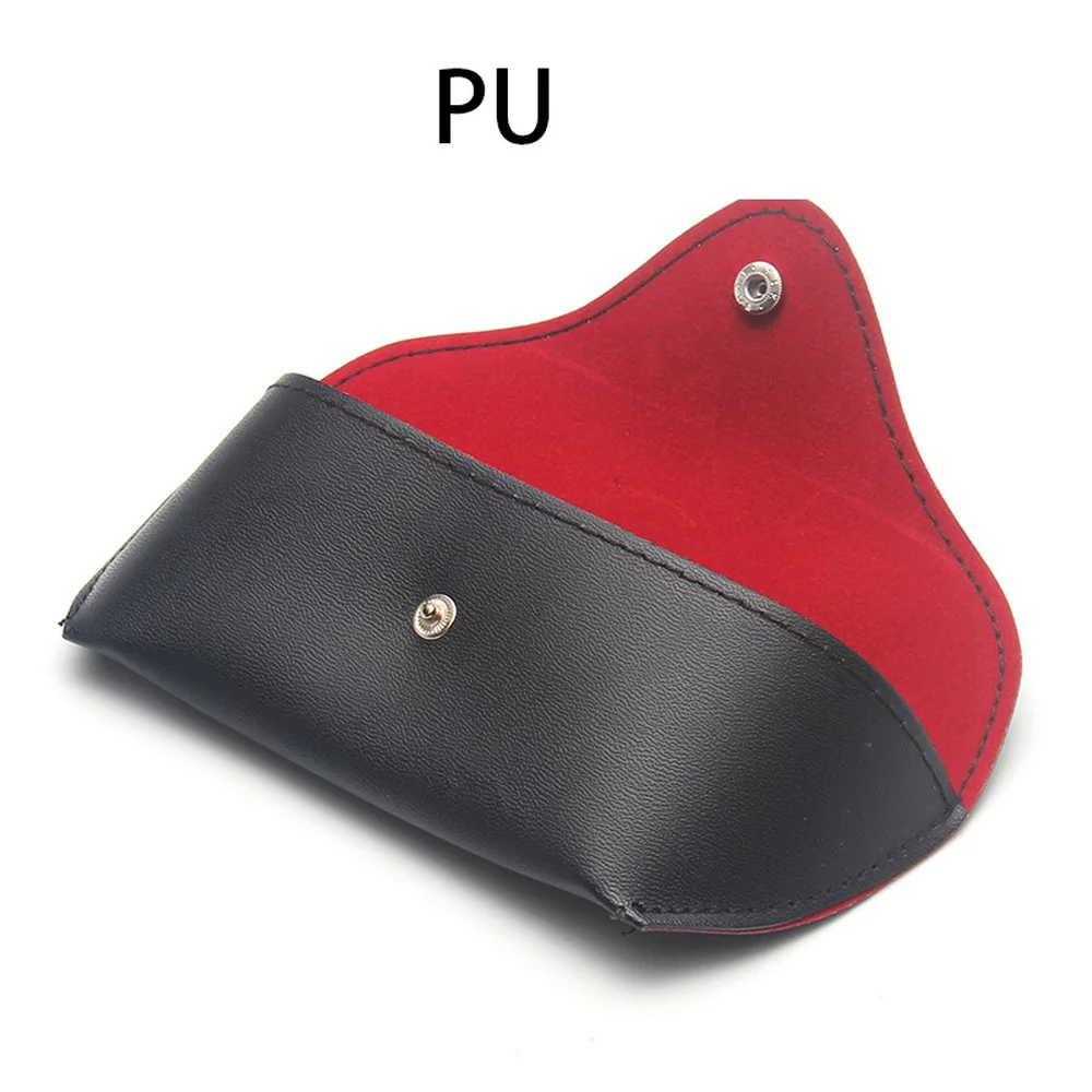 

PU Leather Eyewear Cases Cover for Sunglasses Women's Eyeglasses Case Men Reading Glasses Box With Metal Buckle Eyewear Cases
