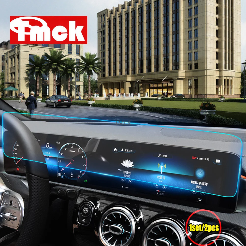 

Car Navigation Screen Film Dashboard Protective Film Tempered Glass Screen Film For Mercedes Benz A Class W177 A180 A200 2019+