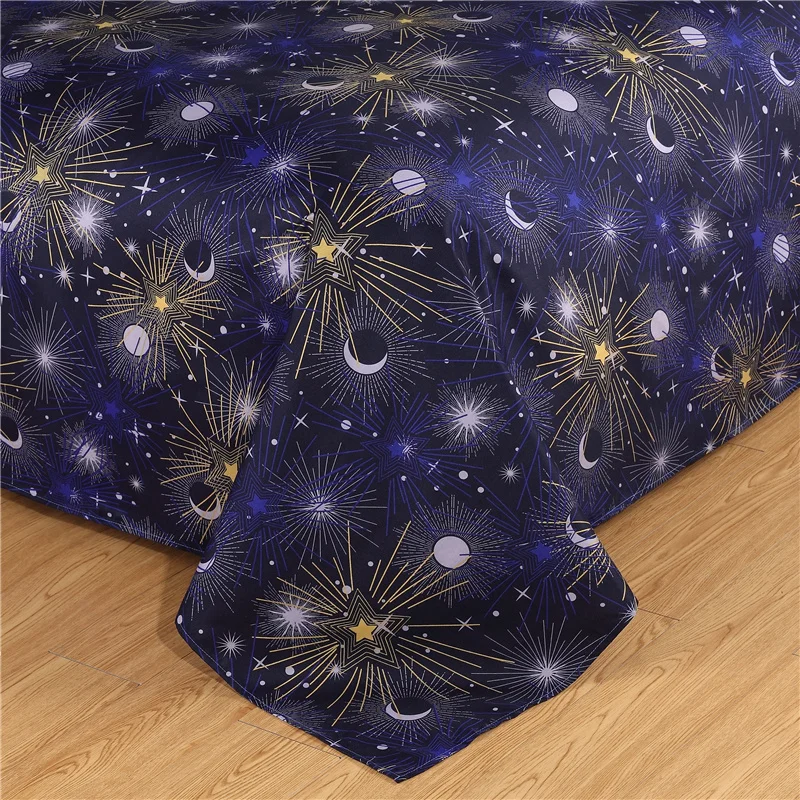 

Hipster Galaxy Bedding Set Universe Outer Space Themed 3d Print queen king twin Duvet Cover with Pillowcases Soft Home Textiles
