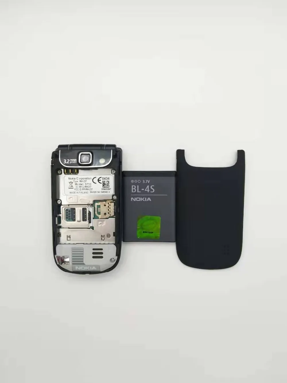 Отремонтированный Мобильный телефон Nokia 3710f 3710 раз разблокировка Bluetooth 3g мобильный телефон Английский Русский Арабский Иврит Клавиатура