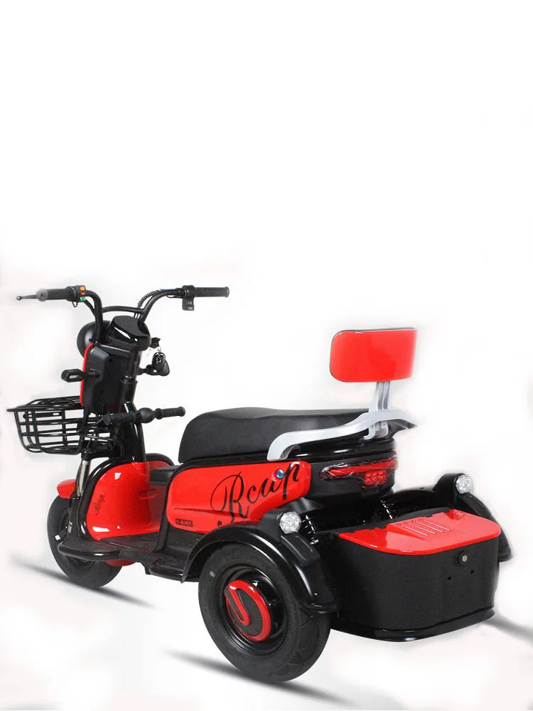 Электрический трехколесный велосипед 600 Вт 48 В 12 а/20 А литиевая батарея маленький