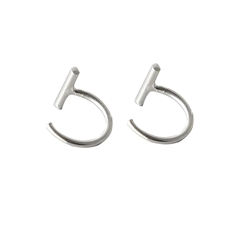Новинка 2018 женские серьги в стиле ретро серебряные панк простые ювелирные