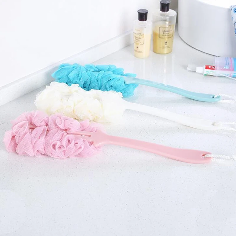 Щетка губка для душа с длинной ручкой|Банные щетки губки и скребки| |