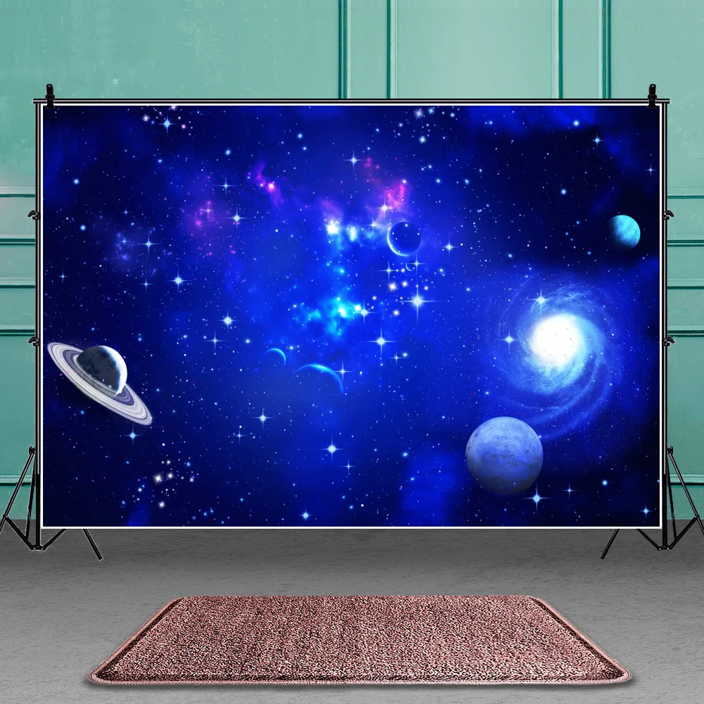 

Темно-синий фон Вселенная Галактика ПОРТРЕТНАЯ ФОТОГРАФИЯ дети праздник день рождения Вечеринка фотозона Фото фоны фотосессия студия