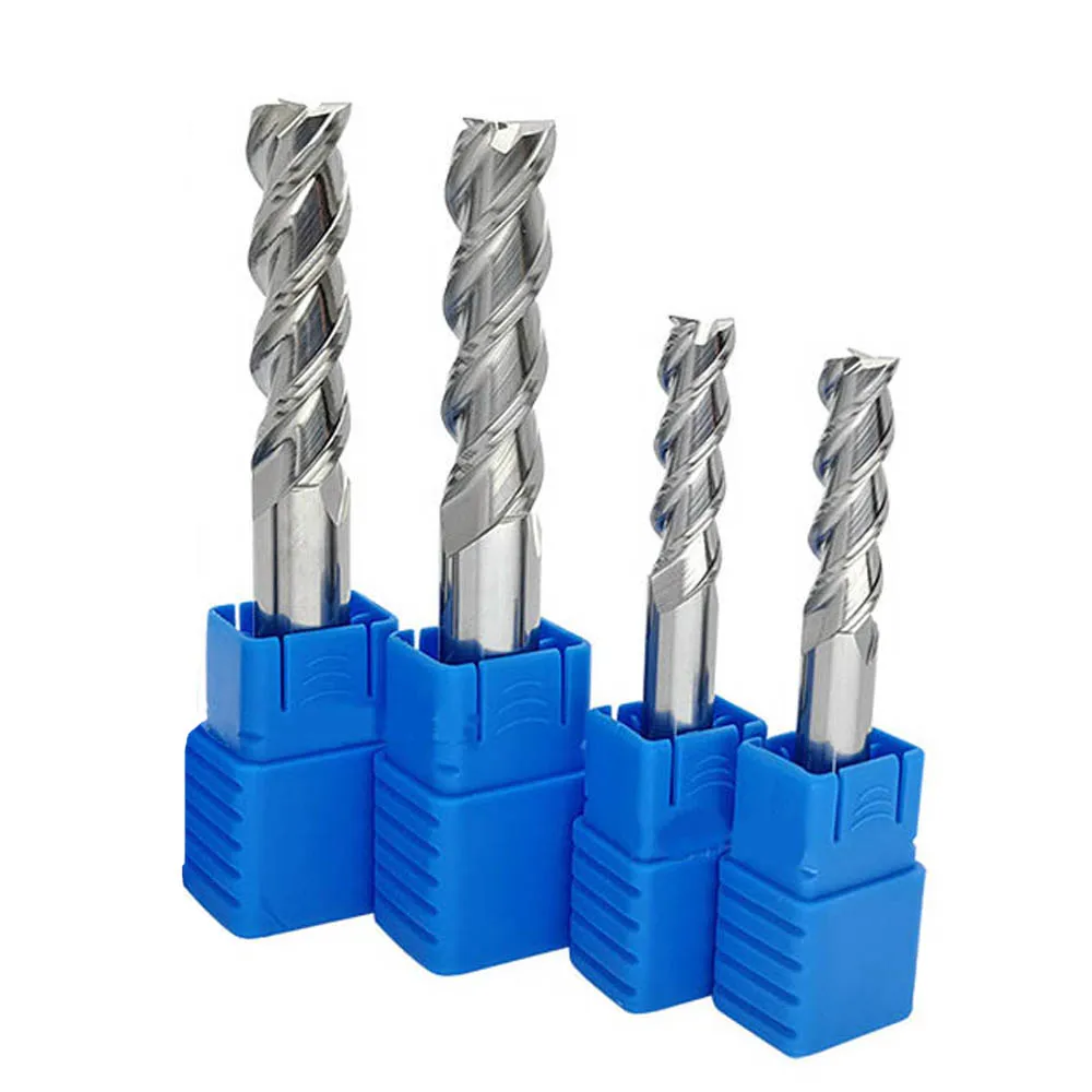

Vsharp 3 Flutes CNC End Mill for Aluminium HRC45 Tungsten Steel Milling Cutter Solid Carbide Milling Tool for Copper Acrylic