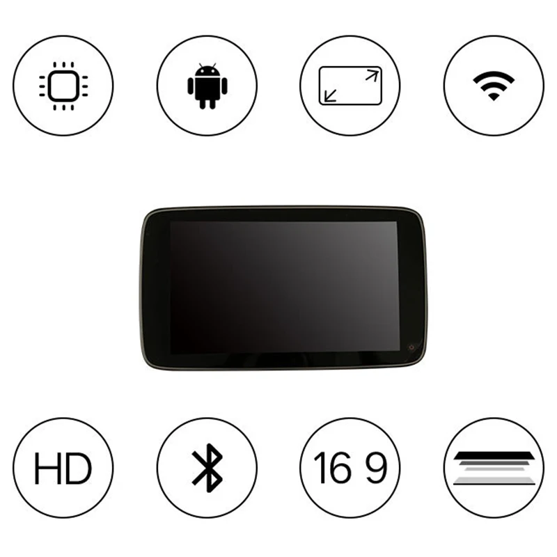 Автомобильный DVD плеер с монитором на подголовник Android 8 1 для BMW X5 (F15) X6 2014