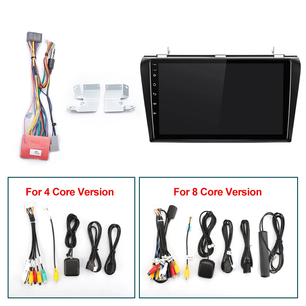 Автомагнитола ISUDAR Android для MAZDA 3 2004 2005 2006 2009 Авторадио мультимедийная система с GPS