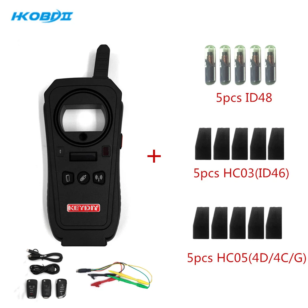 HKOBDII KEYDIY KD-X2 KD X2 удаленный генератор/чип-ридер/частота лучше, чем KD900 URG200 KD мини поддержка обновления онлайн - Цвет: KDX2FULL-15PCS