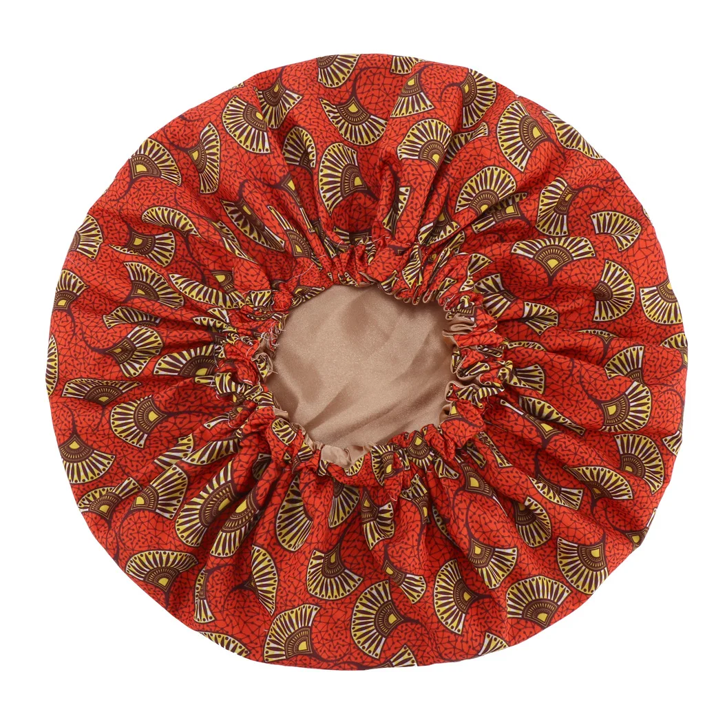 

Large Satin Bonnet Hair Styling Cap Long Hair Care Women Night Sleep Hat Silk Head Wrap Shower Cap Hair Styling Tools