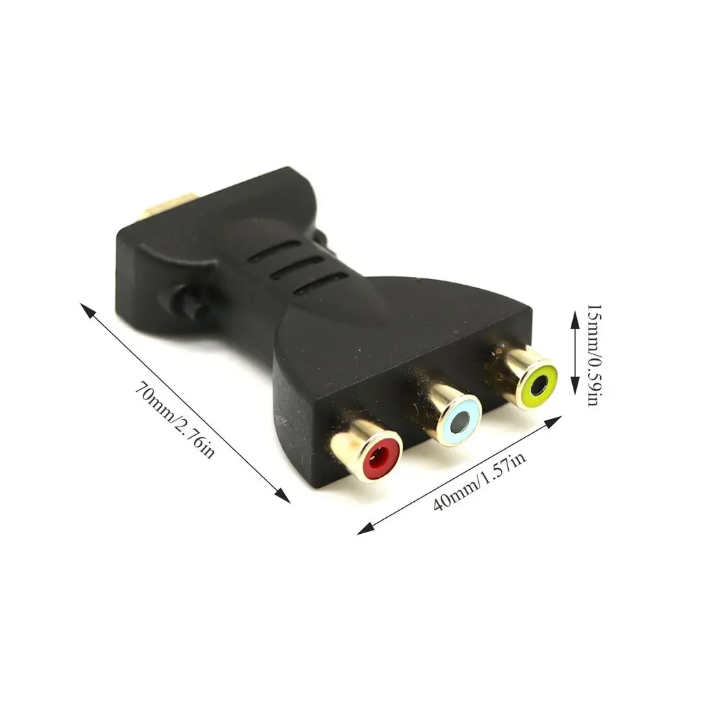 AV цифровой сигнал HDMI в 3 RCA аудио адаптер компонентный конвертер видео аудио адаптер AV компонентный конвертер