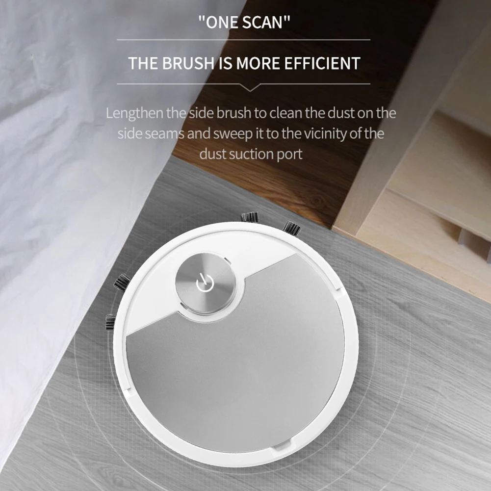 

USB Charging Smart Robot Vacuum Cleaner Home Mobile Phone APP Remote Control Automatic Dust Removal Cleaning Sweeper