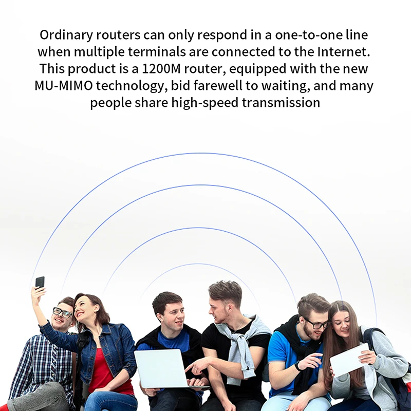 HIKVISION DS 3WR11 E Беспроводной Wi Fi роутер с AC1200M 2 4 ГГц/5 0 ГГц антенна высоким