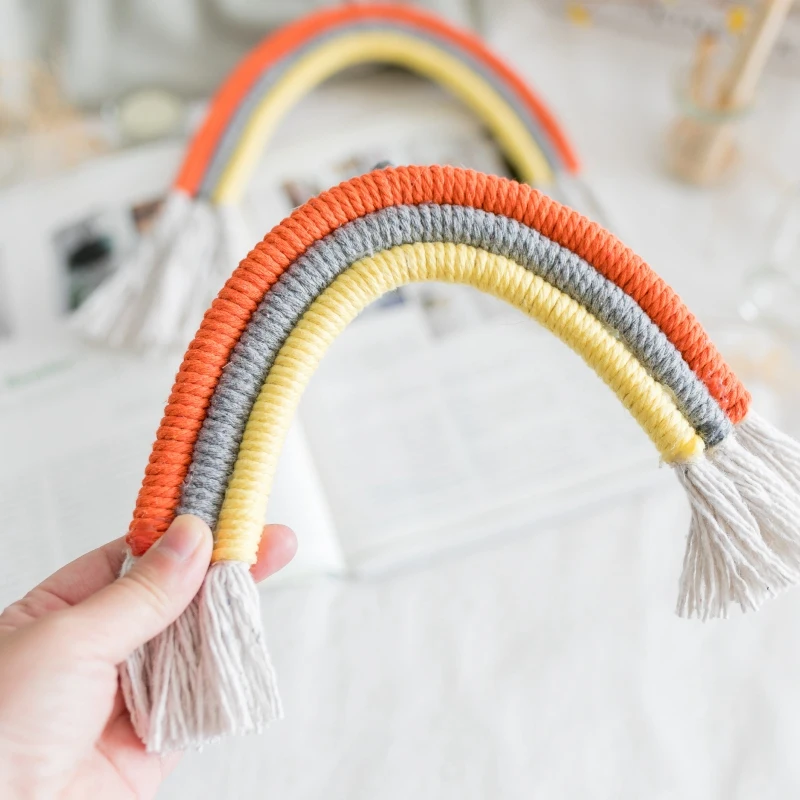 Аксессуары для украшения дома радужные Ручные скандинавские свежие и простые