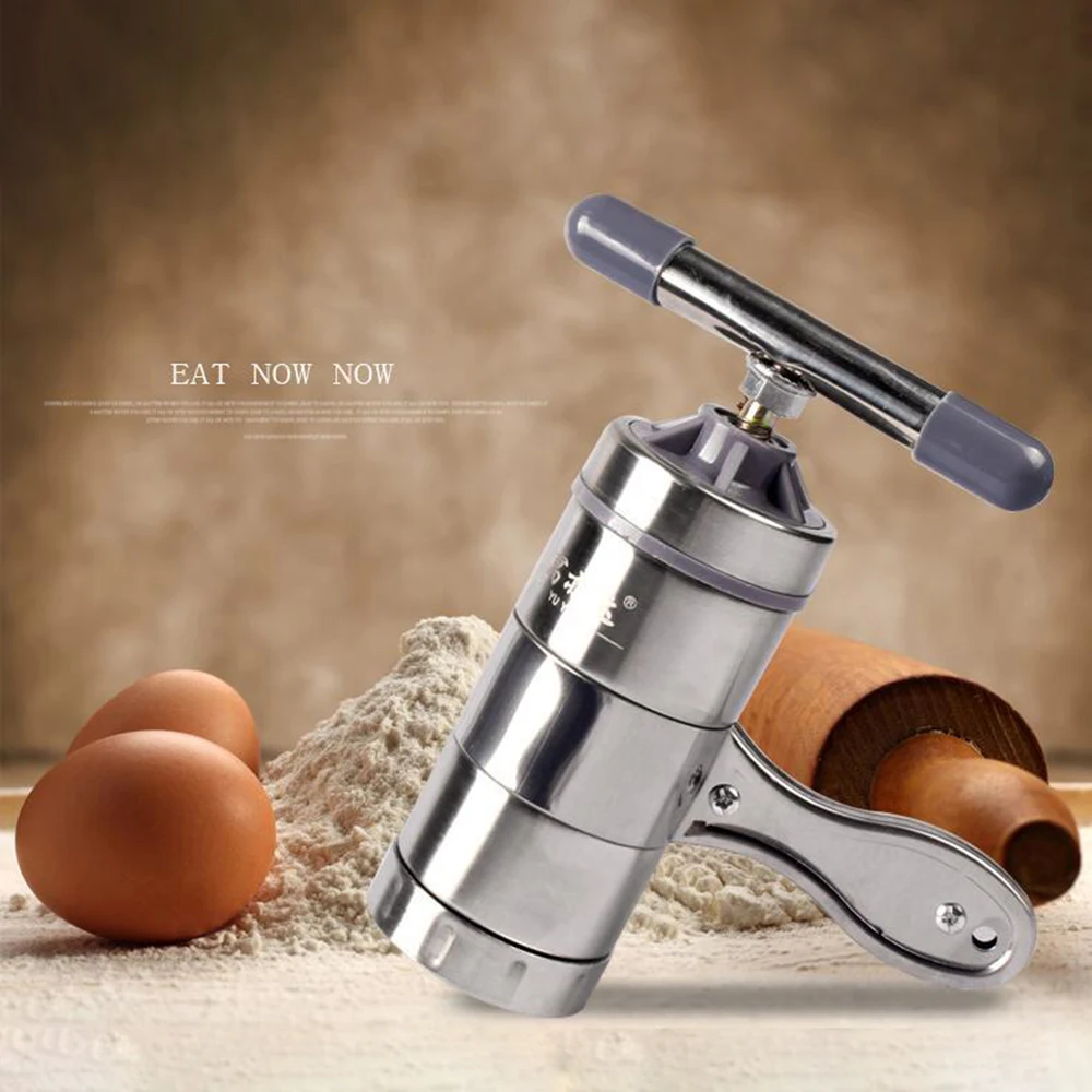 Ручной пресс для лапши из нержавеющей стали машина приготовления макаронных