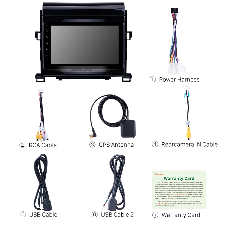 Seicane автомобильный Android10.0 радио 2Din 8 &quotАвто GPS для Toyota ALPHARD (Vellfire ANH20) с WIFI FM AUX задняя