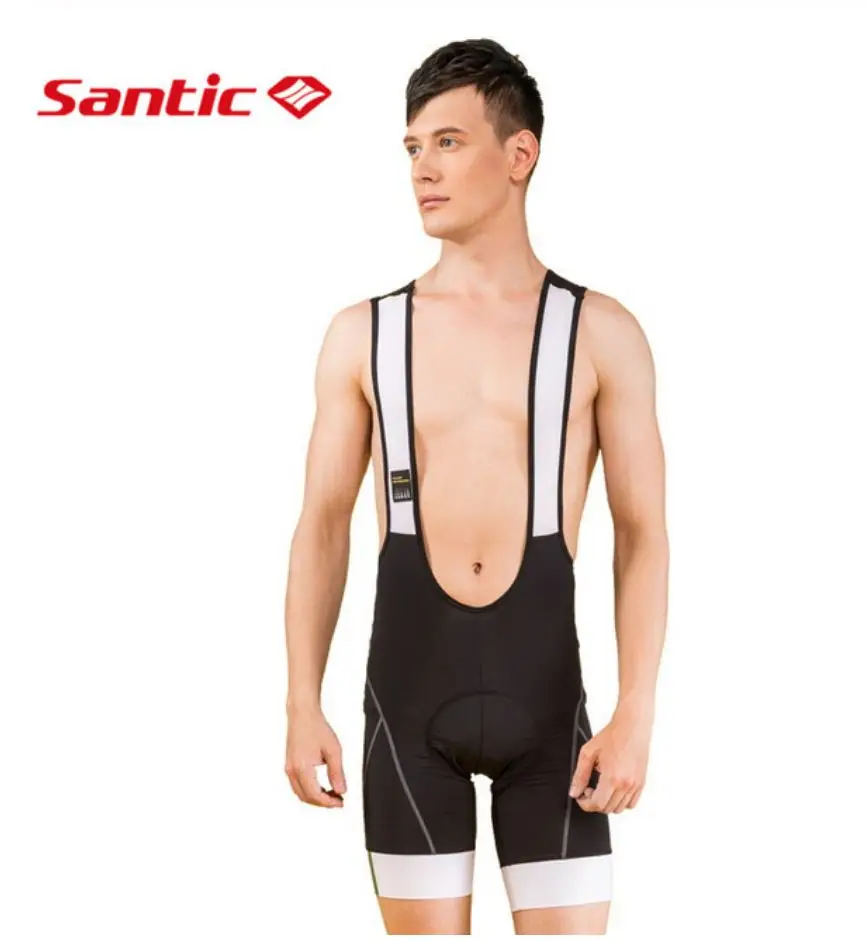 Велосипедные шорты Santic мужские дышащие сетчатые с подкладкой Азиатские размеры