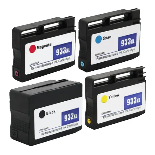 

4pcs Remanufactured HP 932/933XL Ink Cartridge 1BL/1C/1M/1Y DU55