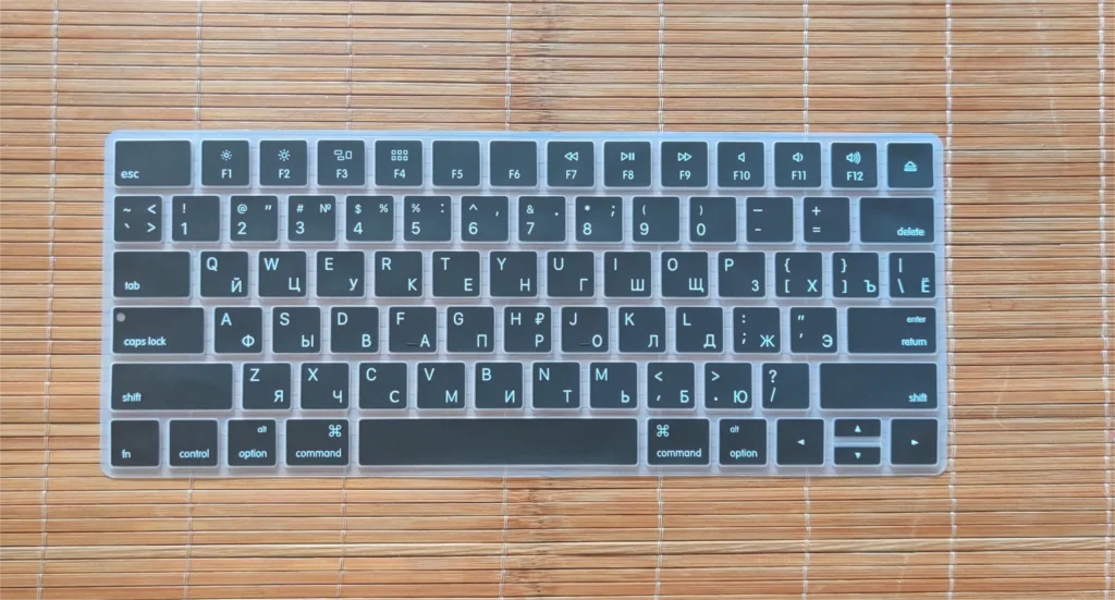 Защитный чехол для клавиатуры на корейском и русском языках Для iMac Magic Keyboard MLA22LL/A