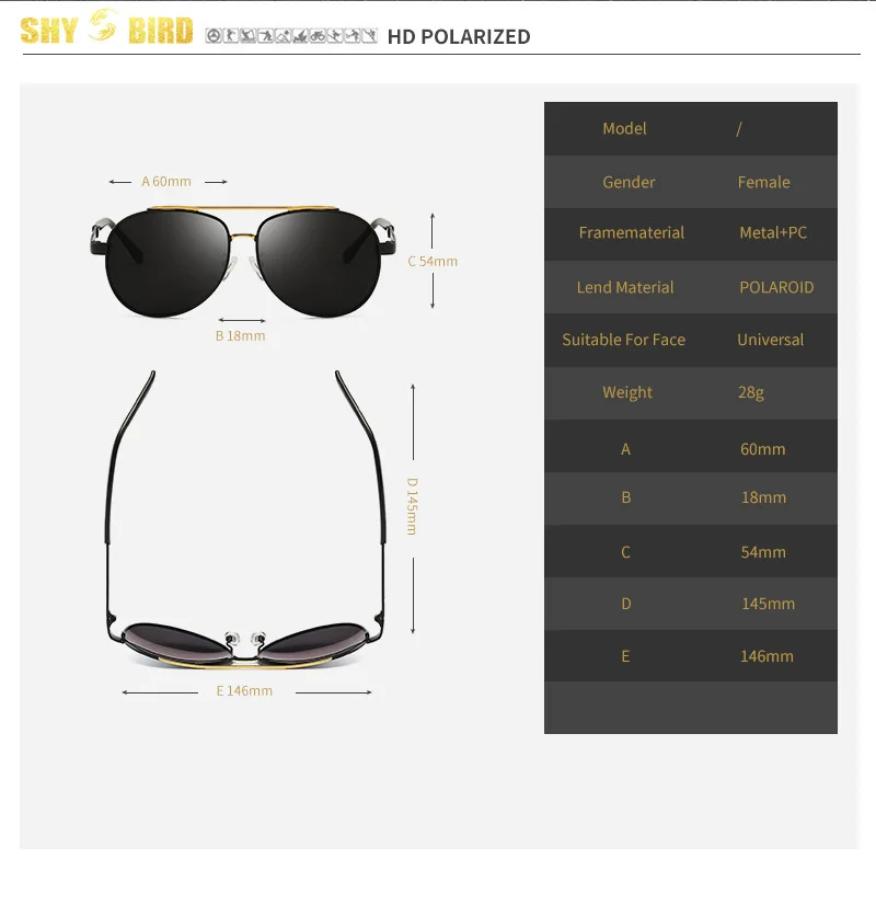 

2021 classic brand anti-glare ladies and men driver sunglasses UV400 metal polarized safety sunglasses