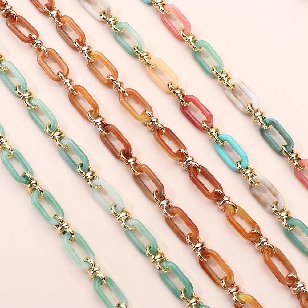 Цепочка для очков из акриловой смолы Нескользящая металлическая цепь шейный