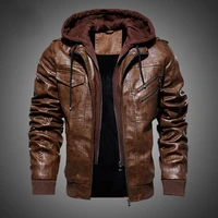 mens leather jackets 2020 winter new casual motorcycle pu jacket biker leather coats european windbreaker genuine leather jacket